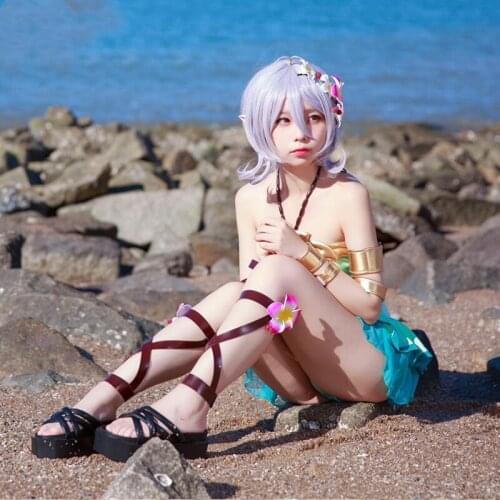 Anime Princess Connect! Re:Dive Natsume Kokoro Sexy Swimsuit/wear Full Set+ACC Cosplay Costume Women Halloween Free Shipping