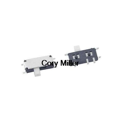 DC 50V 0.3A 7 Pin On-On 2 Position 1P2T SPDT SMD Slide Switch