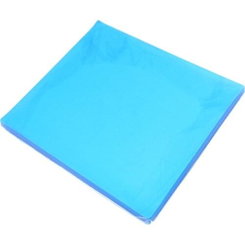 Motorcycle Seat Gel Pad Blue Shock Absorption Mats Cushion Seating 25x22x1cm
