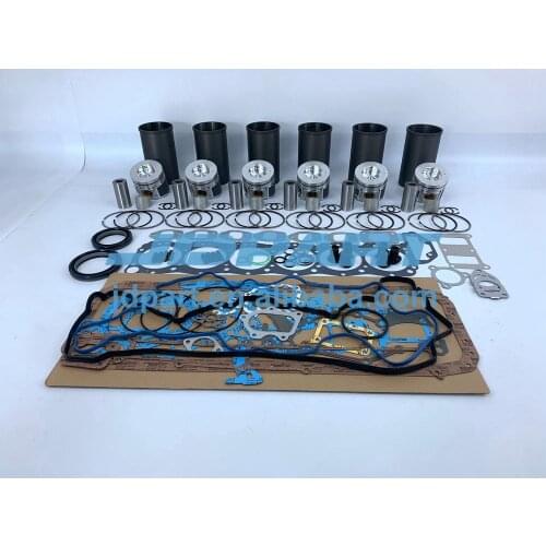 J08E Cylinder Liner Kit With Full Gasket Set Piston Rings Liner For Hino