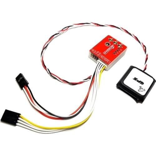 Sparrow Flight Controller Stabilizing Gyroscope with GPS Compass Fence Mode For Mini FPV Fixed Wing RC Airplane Boy Toy