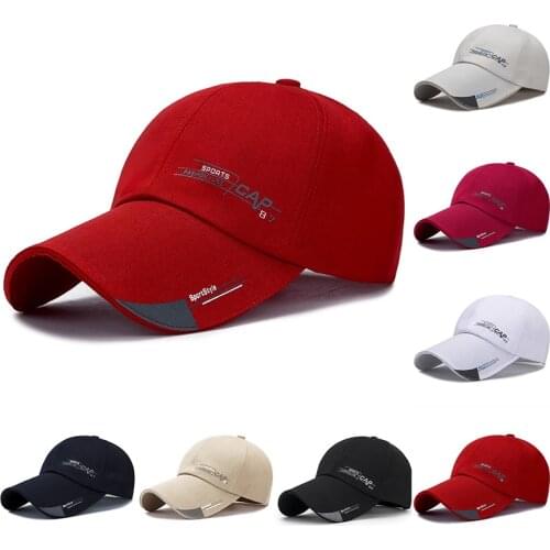 Mens Sports Cap For Fish Outdoor Fashion Baseball Cap Long Visor Brim Shade Snapback Sun Hat Spring And Summer New Arrivals