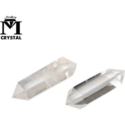 Natural clear Crystal column white Quartz Stone Point Healing Hexagonal Wand Treatment Stone