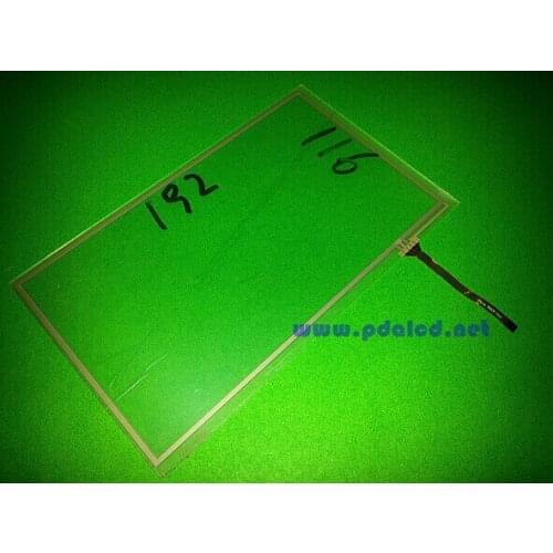 New 8''inch 192mm*116mm 4 wire resistive touch screen digitizer for CAR GPS Industrial control touch panel Glass free shipping