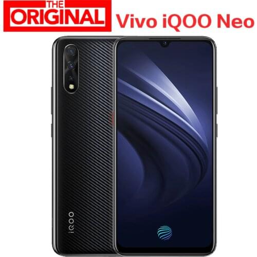 Stock Original Vivo IQOO Neo Mobile Phone Snapdragon845 Octa Core celular 8G 128G 6.38" 4500mAh Smartphone 22.5W Flashing Charge