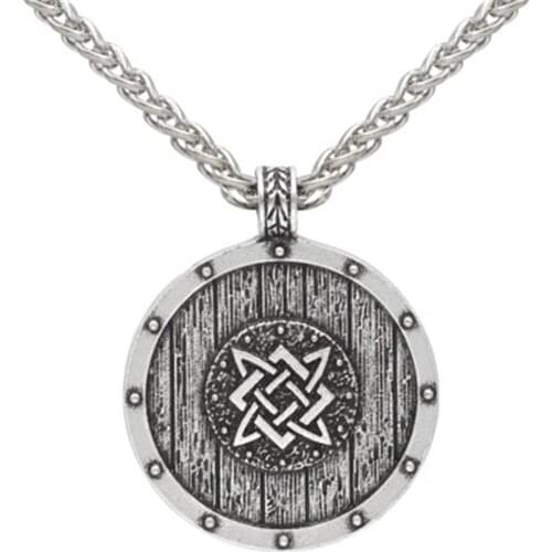 Slavic Norway Valknut Viking Svarog square pendant Colier Star Rus amulet Charm Ancient talisman jewelry pagan men necklace