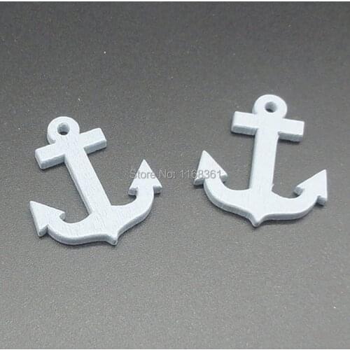 1pcs Resin lovely anchor 30mm Ornaments Micro landscape Ornaments Creative Home Gardening Decorations A003-8