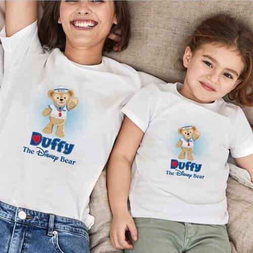 Funny Daddy Mommy Brother Sister 2021 Family Matching Clothing Duffy Print Matching Family Look Outfits Matching Family T-shirts