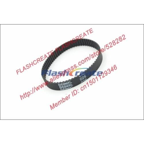 10pcs B69 MXL Timing Belt Teeth 69 Width 6.35mm length 140.208mm B69MXL Rubber Closed-loop Belt Synchronous Belt Fit MXL Pulley