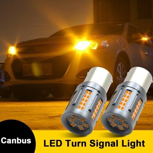 BMTxms 2pcs NO Hyper Flash 1156 BA15S P21W BAU15S PY21W T20 7440 W21W Canbus Led Bulb Turn Signal Light Lamps Amber Error Free