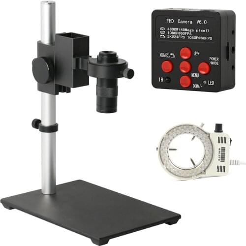 38MP 1080P 2K USB HDMI Digital Magnifying Glass Electron Microscope Video Microscope Camera C MOUNT Camera For PCB Soldering