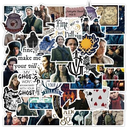 50 PCS Shadow and Bone Stickers Aesthetic Aesthetic For Skateboard Fridge Guitar Laptop Motorcycle Heroes Sticker