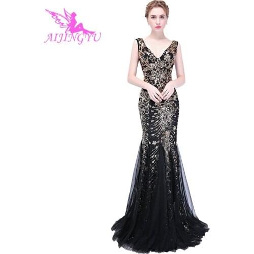 AIJINGYU Sexy Evening Gowns For Women Dress Party 2021 Elegant Formal Special Occasion Dresses Fashion Mermaid Gown FS237
