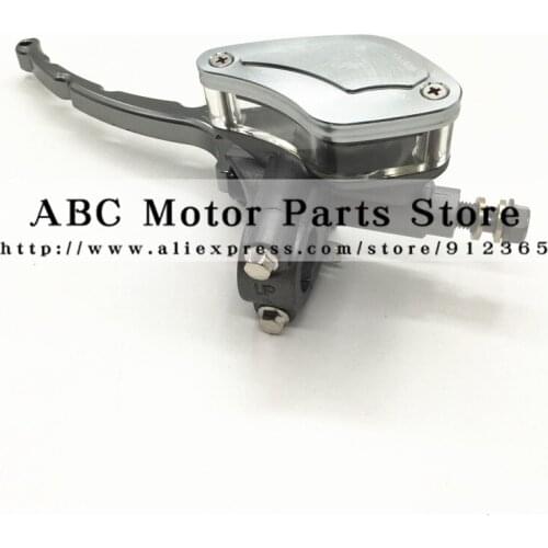 Black Hydraulic Clutch Lever for motorcycle motocross With Mirror Mounts Brake Lever CNC aluminum Transparent Oil Cup