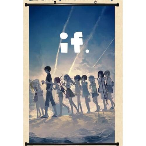 Anime Decorative Pictures Black Bullet satomi rentaro & Aihara Enju & Tendou Kisara & Tina Sprout Home Decor Wall Scroll Poster