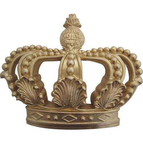 European modern crown pendant Wall hanging Retro background wall decoration three-dimensional hanging wall decor Vintage Home