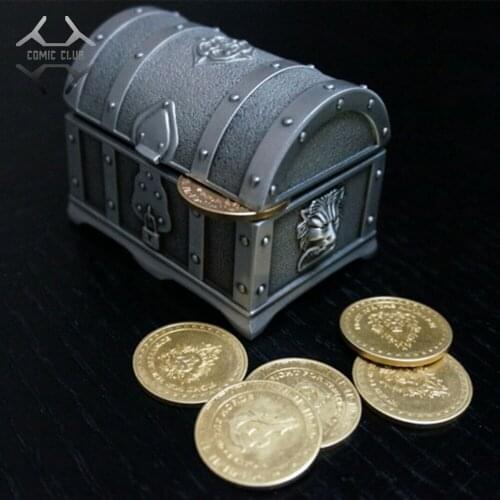 COMIC CLUB HCMY 10pcs/lot wow Alliance Horde commemorate metal coins gift metal box for Collection