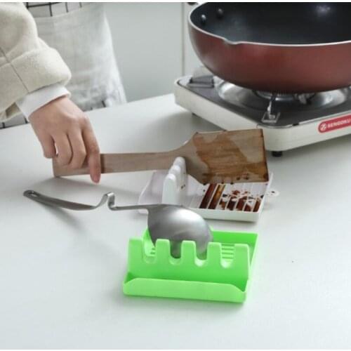 Creative Kitchen Storage Rack Multi-Function Punch-Free Spatula Frame Pot Cover Holder Storage Cooking Mat Spoon Storage Mat U3
