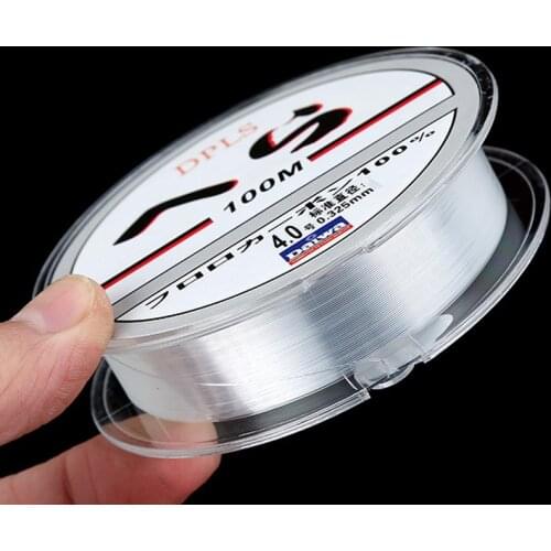Fly Fishing Line 1PC 100M Super Strong Monofilament Nylon Durable Fluorocarbon Tackle Fishing Goods Carbon Fishing Line