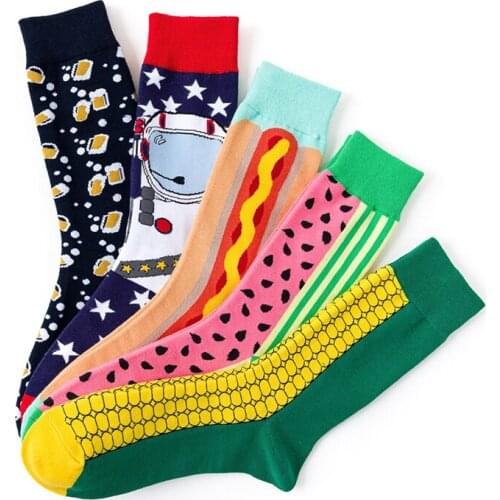 LONCENXIS Men's Patterned Socks