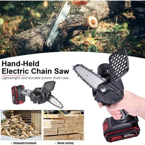 Mini Chainsaw Rechargeable Electric Saw for Garden