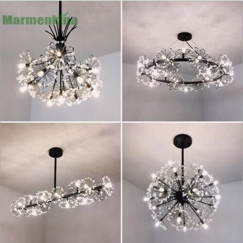 Nordic dandelion chandelier simple modern living room bedroom restaurant bar G4 LED pendant lamp