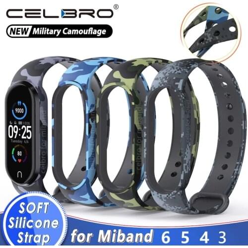 Camoflage Bracelet for Xiaomi Mi Band 5 4 Correa for Mi Band5 Band4 NFC Strap Pulseira for Mi Band 5 Xiaomi M5 Smart Watch Belt