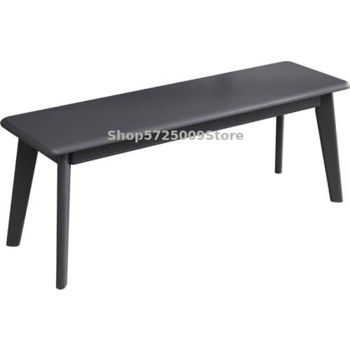 Solid Wood Dining Table Bench Living Room Dining Bench Three Seats Simple Dining Stool Living Room Shoes Stool Fashion