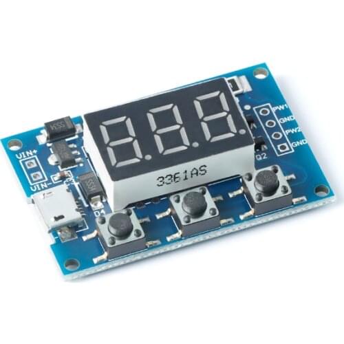 1 pcs 2CH 2 Channel Independent PWM Module Generator Duty Cycle Pulse Frequency Module LED Digital Tube Board Module Micro Usb