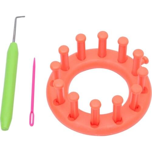 2020 New Circular Knitter Knitting Loom Needle Hook Sweater Hat Wool Making Craft Tool
