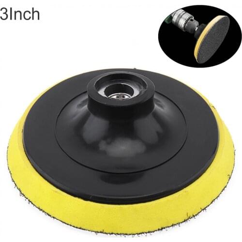 3" Polishing Disc Suction Cup Self-adhesive Sandpaper Sucker Electric Grinder Disc for Electric Grinder Polish & Drill Rod