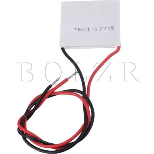 BQLZR White Thin TEC1-12715 136.8W Thermoelectric Peltier Cooler Cooling