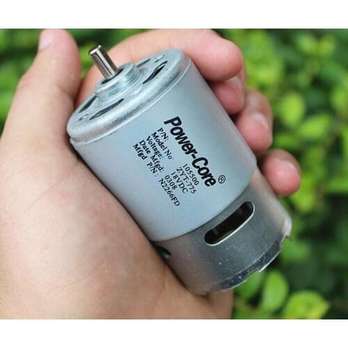 D shaft 775 motor double ball bearing high speed large torque DC motor motor hair dryer motor 12V24V circular saw mini lathe