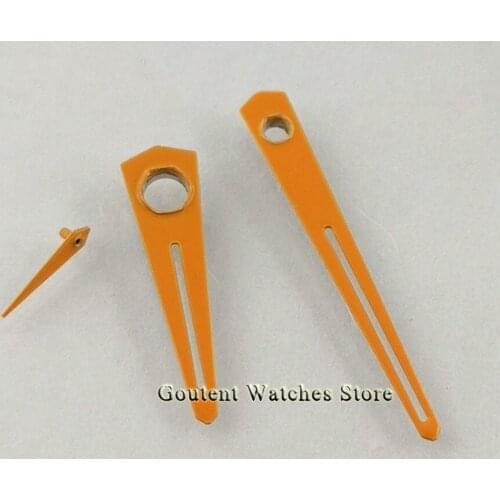 Goutent 1PCS Orange Watch Hands Fit ETA 6497,6498 Movement Watch Parts