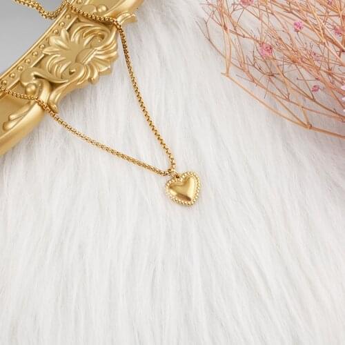 Lace Love 2021 New Products Men and Women Fashion Stainless Steel Necklace Jewelry Jewelry Gift For Girlfriend For Family