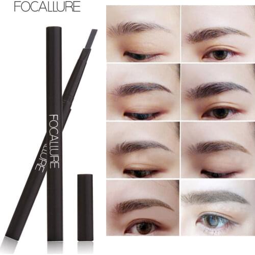 Focallure Wholesale Eyebrow Pencil 3 Colors Eye Brow Pen Professional Eye Makeup Eyebrows Enhancer Tools