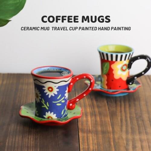 Coffee Mugs Ceramic Mug Travel Cup Painted Hand Painting