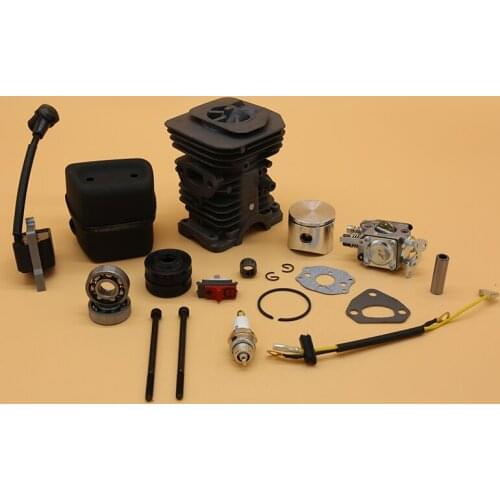 38MM & 40mm Cylinder Piston Carburetor Ignition Muffler Oil Seal Bearing Kit Fit For HUSQVARNA 136 137 141 Chainsaw Rebuild Part