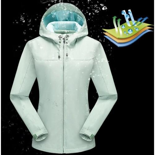 Autumn Winter Jacket women Windproof jackets Coat Casual Outdoor Hooded Plus Size Windbreaker Outwear Overcoat Female Clothing