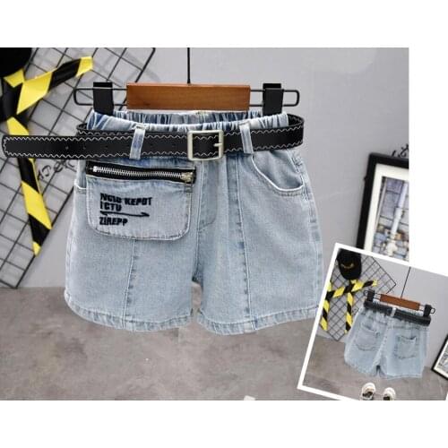 Summer Children Shorts Denim jean Cotton Shorts For Boys Girls Brand Shorts Toddler Kids Short Sports Pants Baby Clothing 2-7Y