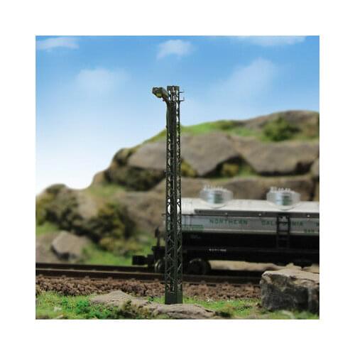 LQS60N 3pcs Model Railway lights Lattice Mast lamp Track light N Scale Layout