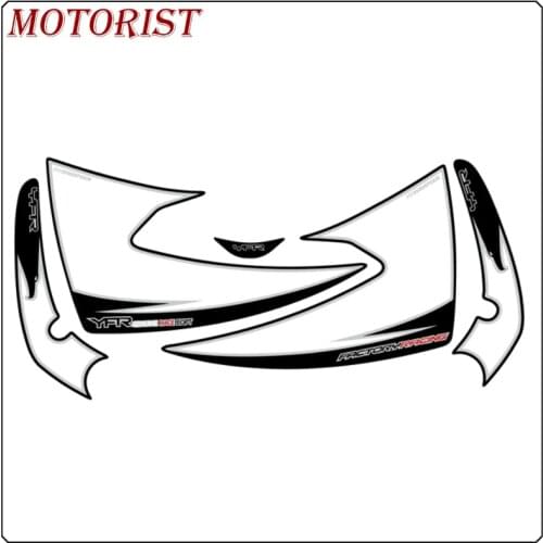 MOTORIST Front Fairing Motor Number Board 3D Gel Protector for YAMAHA YZF 600 1996-2003