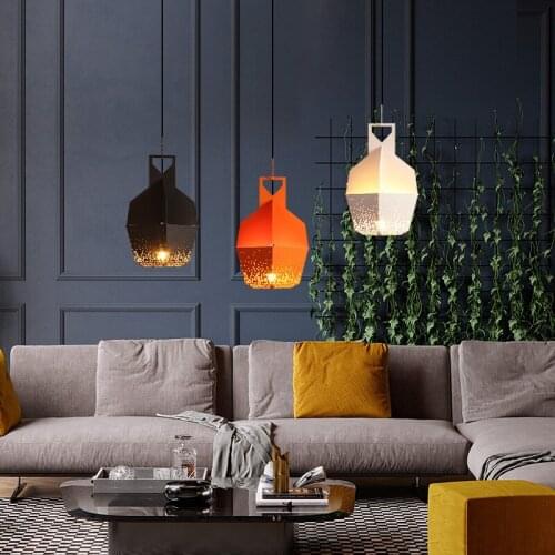 2021 new industrial style retro chandelier wrought iron loft restaurant pendant nostalgic office bar hanging lamp