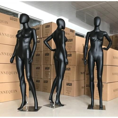 New Style Asian Black Mannequin Female Manikin Whole Body Hot Sale