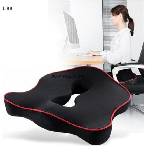 Memory Foam Seat Cushion Caudal Vertebra Protect Orthopedic Chair Pillow Coccyx Cushion Pad Car Seat Prevent Hemorrhoid Treat