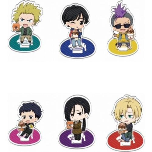 Anime BANANA FISH Ash Lynx Okumura Eiji Acrylic Stand Figure Display Model Plate Tabke Decor Cosplay Cartoon Small Cake Series