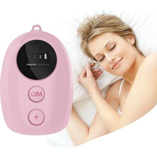 Sleep Aid Device Hand Held Insomnia Microcurrent Sleep Aid Instrument 2 mode Holding Stress Relief Hand Massager Improving Sleep