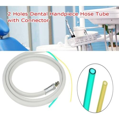 2 Holes Dental Handpiec Hose Tube with Connector for High Speed Handpiece Dentistry Material Dental 2 Hole Mobile Phone Hose