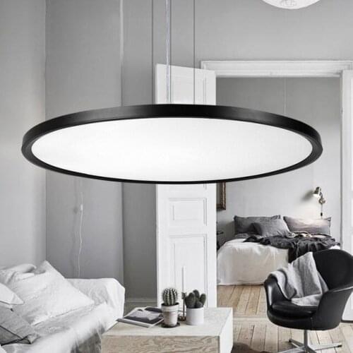 LED Circular Thin Simple Fashion Pendant Light For Foyer Restaurant Dining Room Modern Creative Artistical Lamps With Led