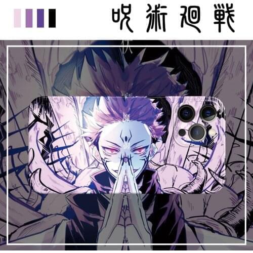 Jujutsu Kaisen Itadori Yuji Ryomen Sukuna Phone case For Xiaomi Mi Max Note 3 A2 A3 8 9 9T 10 Lite Pro Ultra Frosted black trend